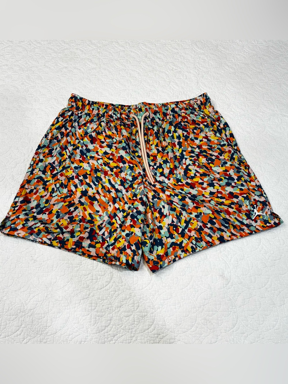 Jordan Essentials Poolside Swim Trunks Men Size Large Mesh Lined Multicolor